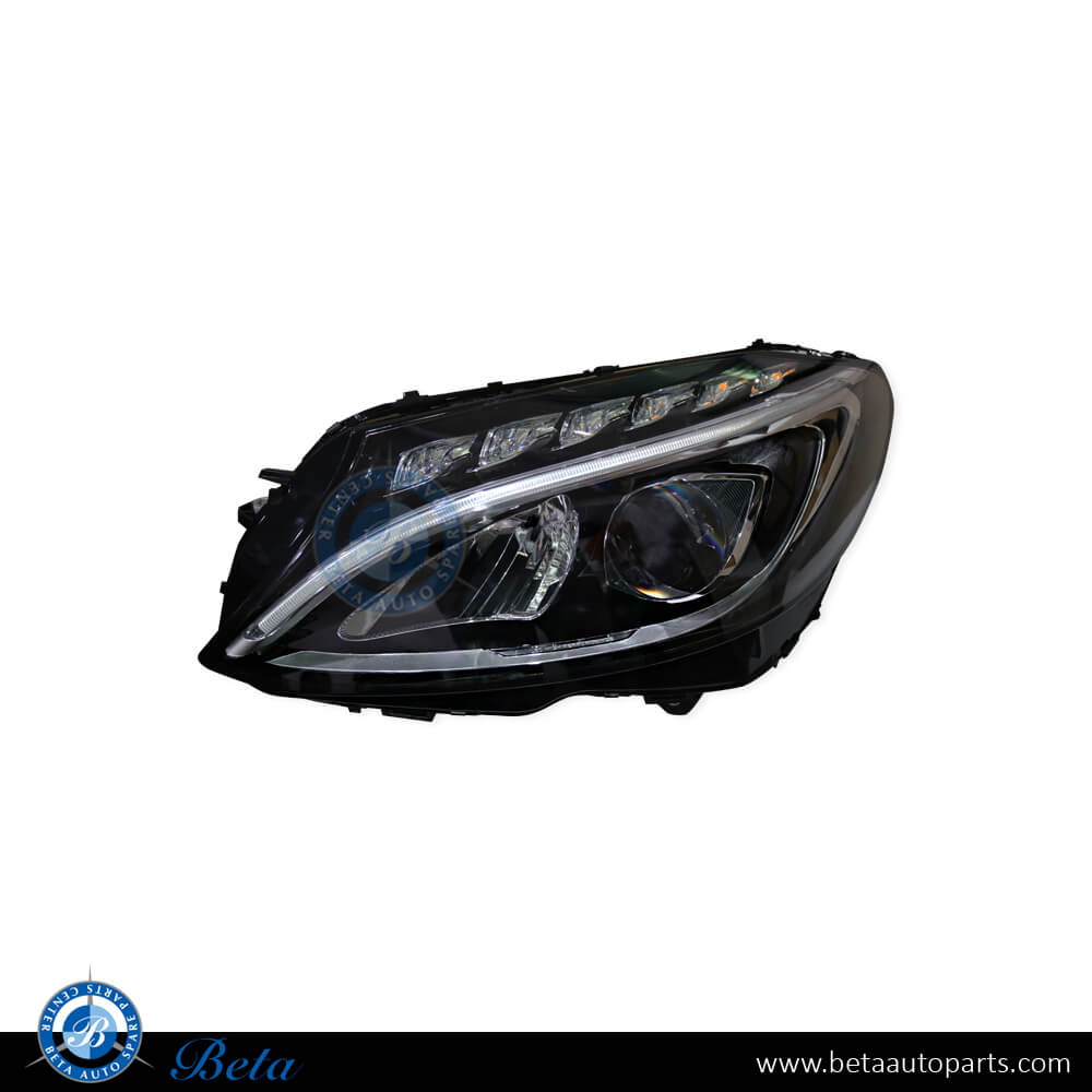 Left Side Headlamp Static LED for Mercedes C-Class W205 2015-2018 models, Part Number 2059067303 Left Side Headlamp Static LED for Mercedes C-Class W205 2015-2018 models, Part Number 2059067303